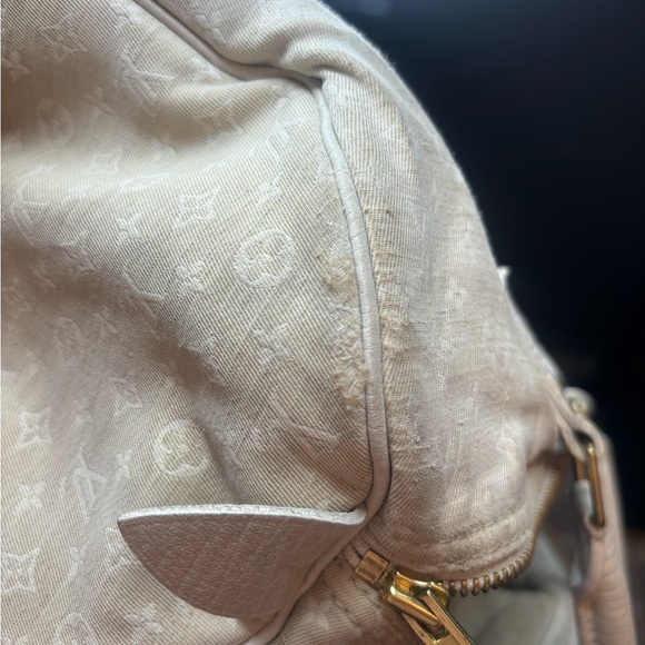 Vintage LOUIS VUITTON Denim Speedy 30 - Picture 7 of 8